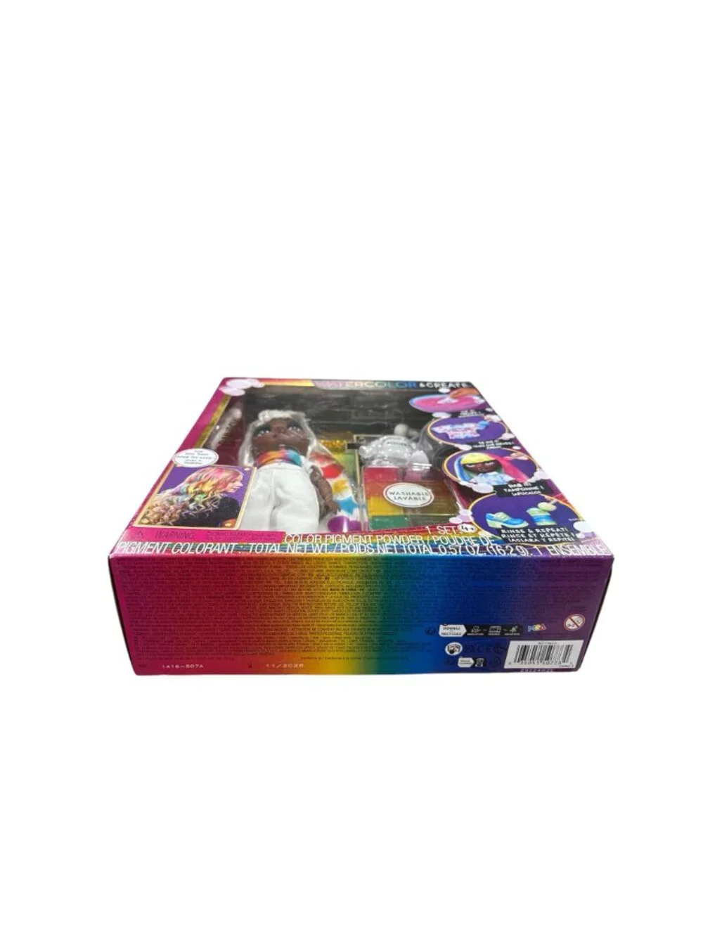 Rainbow High Watercolor & Create Doll Set With Tie-Dye Kit For Ages 4+